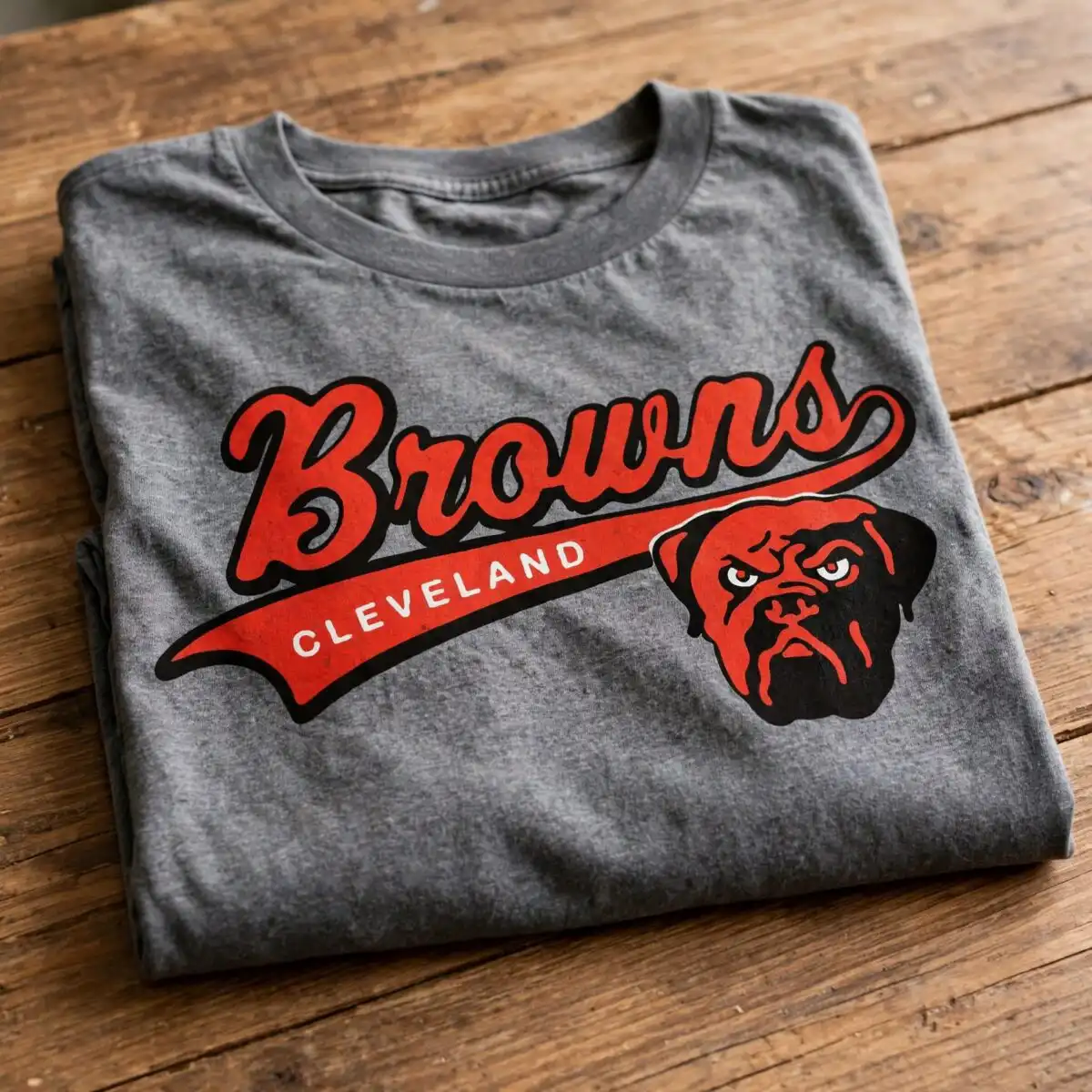 cleveland browns cricut design design printed on a plain product mockup