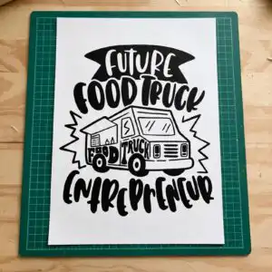 future food truck entrepreneur cartoon truck images for small business owners food truck png images design printed on a plain product mockup