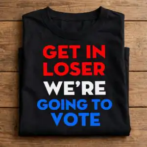 get loser we're going svg design printed on a plain product mockup