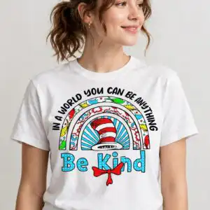 dr seuss hat svg design printed on a plain product mockup
