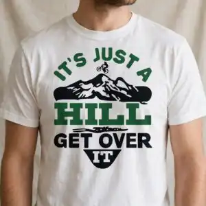 it just hill get svg design printed on a plain product mockup