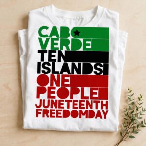 juneteenth dream like leaders cabo verde freedom day bold typography juneteenth dream like leaders svg design printed on a plain product mockup