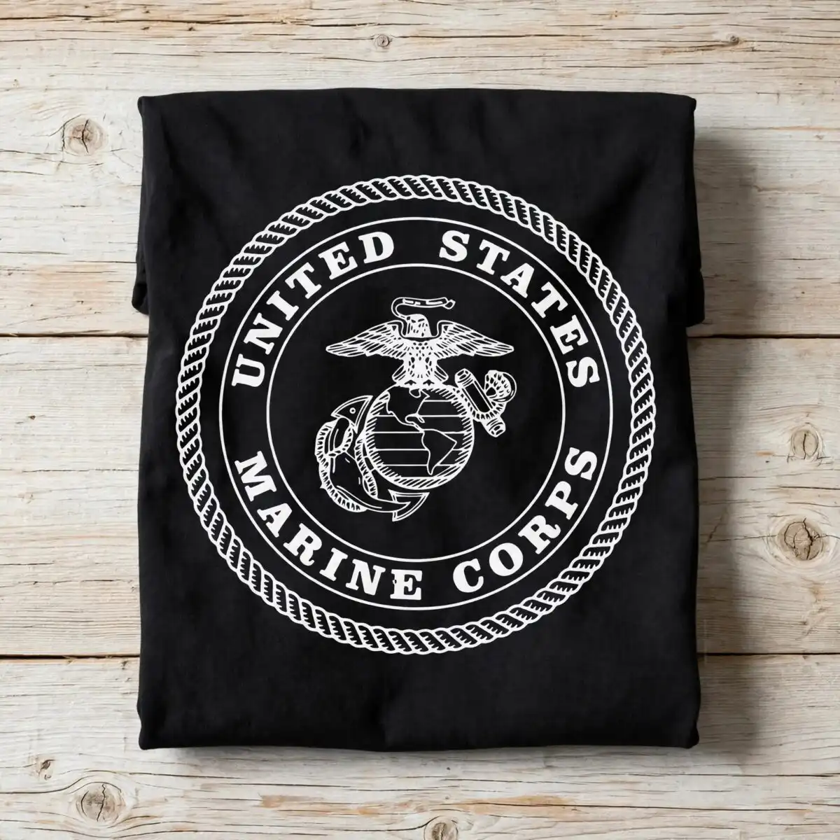 united states seal svg design printed on a plain product mockup