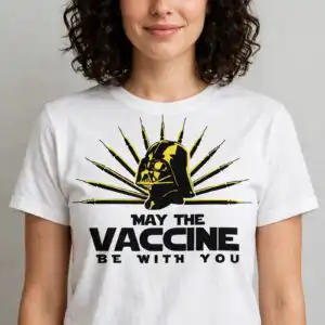 darth vader helmet svg design printed on a plain product mockup