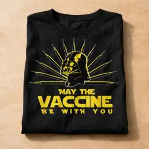 darth vader helmet svg design printed on a plain product mockup