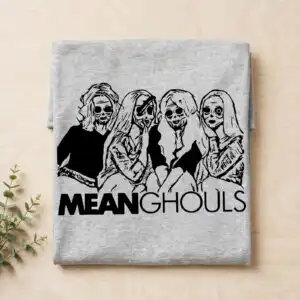 women skull svg design printed on a plain product mockup
