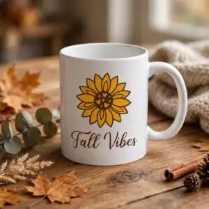 fall svg images design printed on a plain product mockup