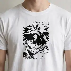 three anime style male characters triptych panels set three anime style male svg design printed on a plain product mockup