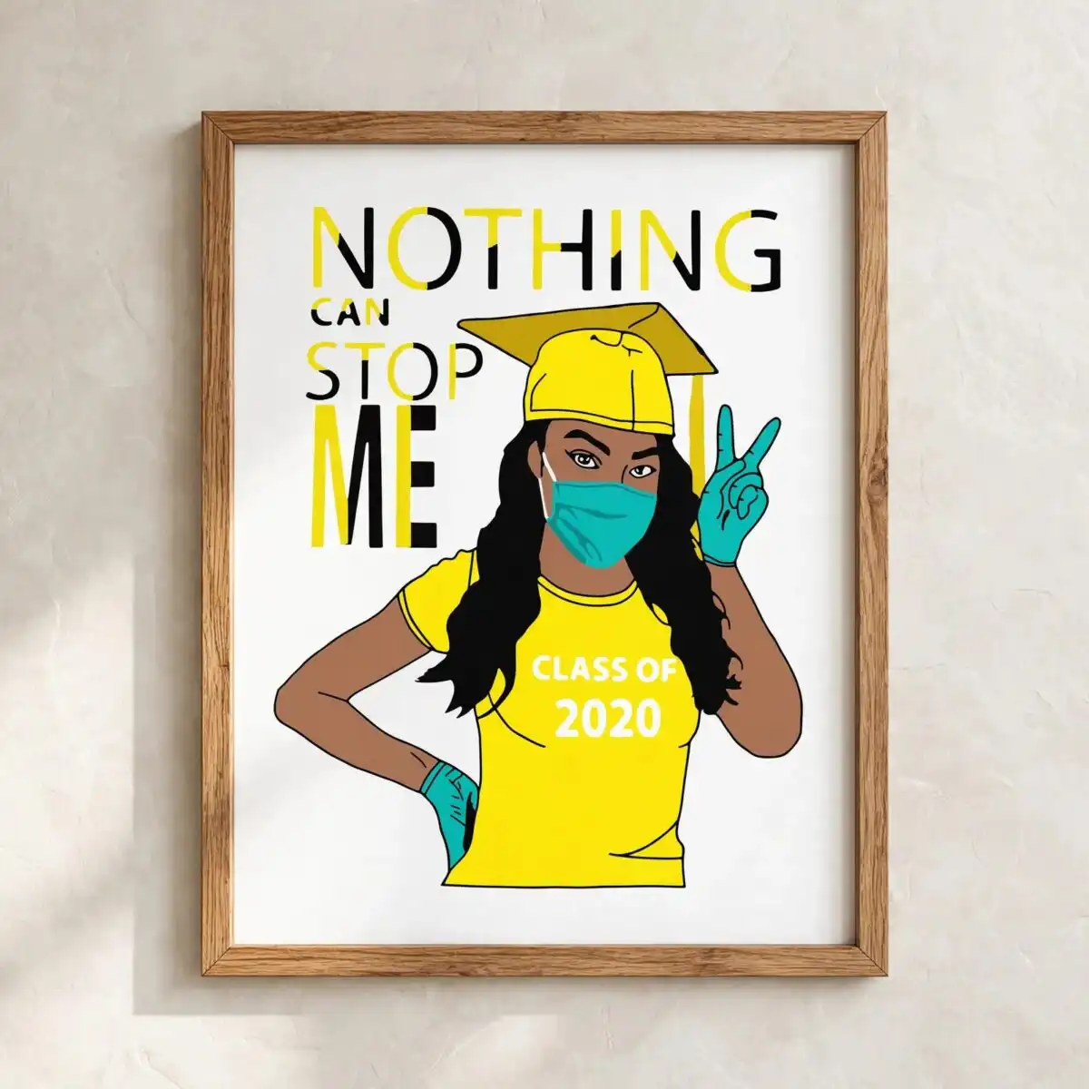 graduation svg files design printed on a plain product mockup
