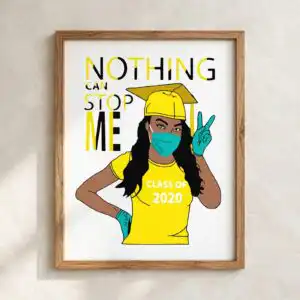graduation svg files design printed on a plain product mockup