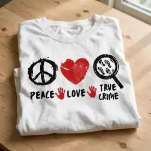 peace sign svg file design printed on a plain product mockup