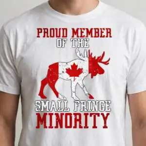 moose silhouette filled canadian svg design printed on a plain product mockup