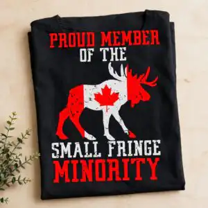 moose silhouette filled canadian svg design printed on a plain product mockup