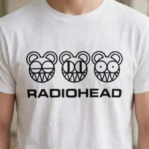 radiohead three outlined round face svg quotes design for cricut funny shirts and vinyl cricut funny svg quotes design printed on a plain product mockup