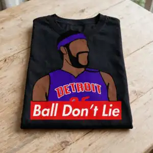 faceless detroit basketball player sports design with ball don't lie banner sports faceless basketball player detroit svg design printed on a plain product mockup