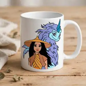 stylized illustration young woman svg cut file for shirts, tumblers and mugs stylized illustration young woman svg design printed on a plain product mockup
