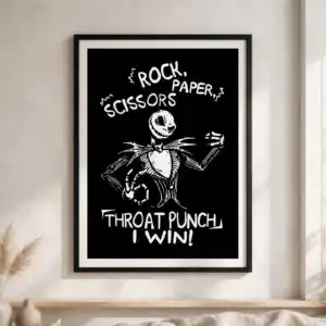 rock paper scissors pumpkin skeleton white line art svg for halloween shirts and tumblers white line svg design printed on a plain product mockup