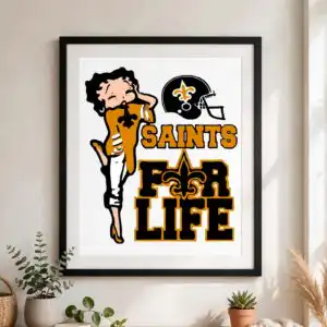 stylized cartoon figure curly svg design printed on a plain product mockup