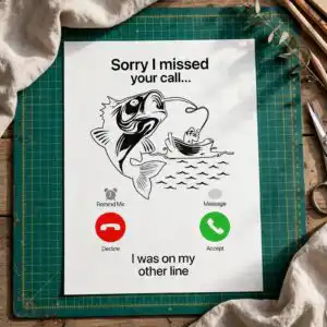 was my other line png design printed on a plain product mockup