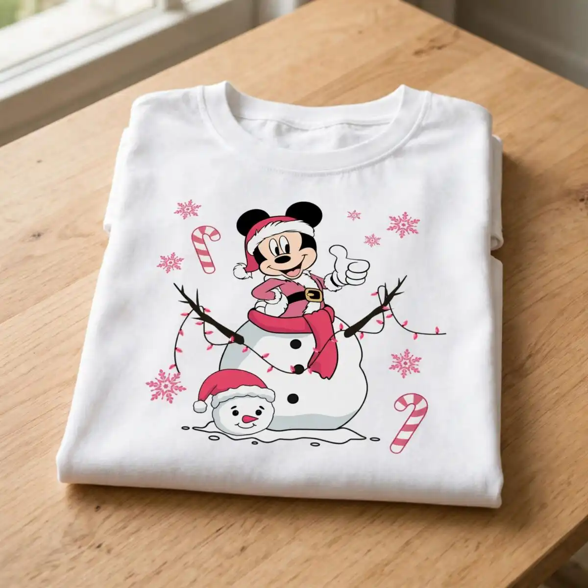 festive disney characters pink christmas collage for cricut crafts disney characters svg for cricut design printed on a plain product mockup