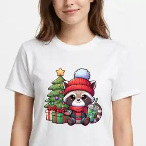 marvel avenger christmas png design printed on a plain product mockup