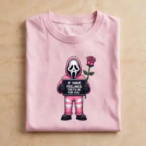 horror movies png design printed on a plain product mockup