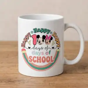 disney day school svg for back to school shirts, mugs and classroom decor disney day school svg design printed on a plain product mockup