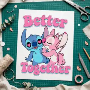 vlt22122326 stitch better together png design printed on a plain product mockup