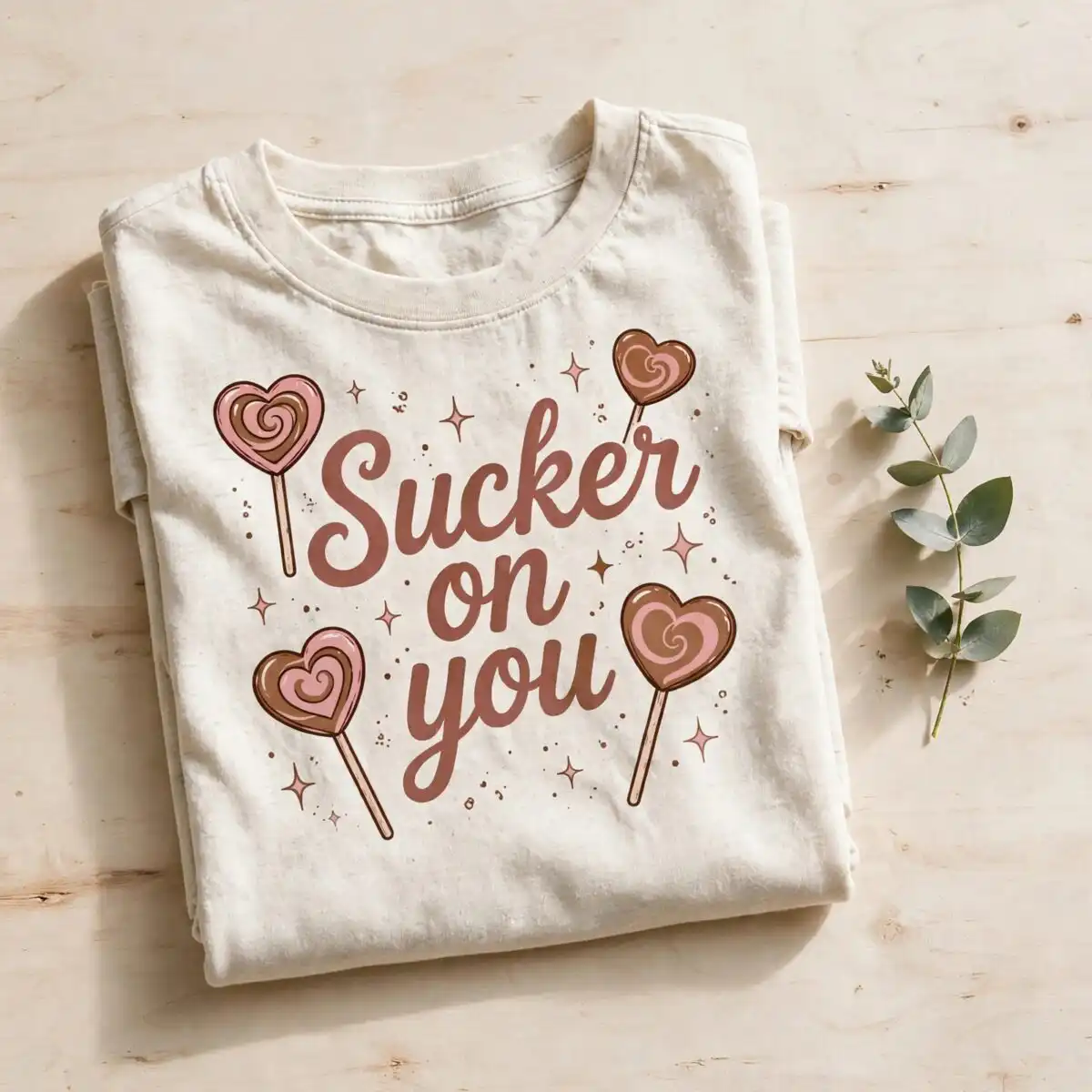 vlt22122389 sucker on you retro heart lollipop valentine png vlt22122389 sucker you png design printed on a plain product mockup