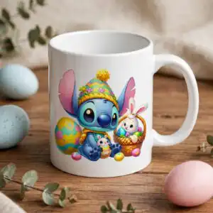 cartoon easter bunny png avenger grid: 15 chibi characters with bunny ears, eggs cartoon easter bunny png design printed on a plain product mockup