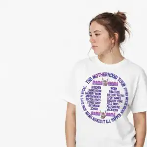 some days i rock it motherhood tour poster sublimation design motherhood some days i rock it png design printed on a plain product mockup