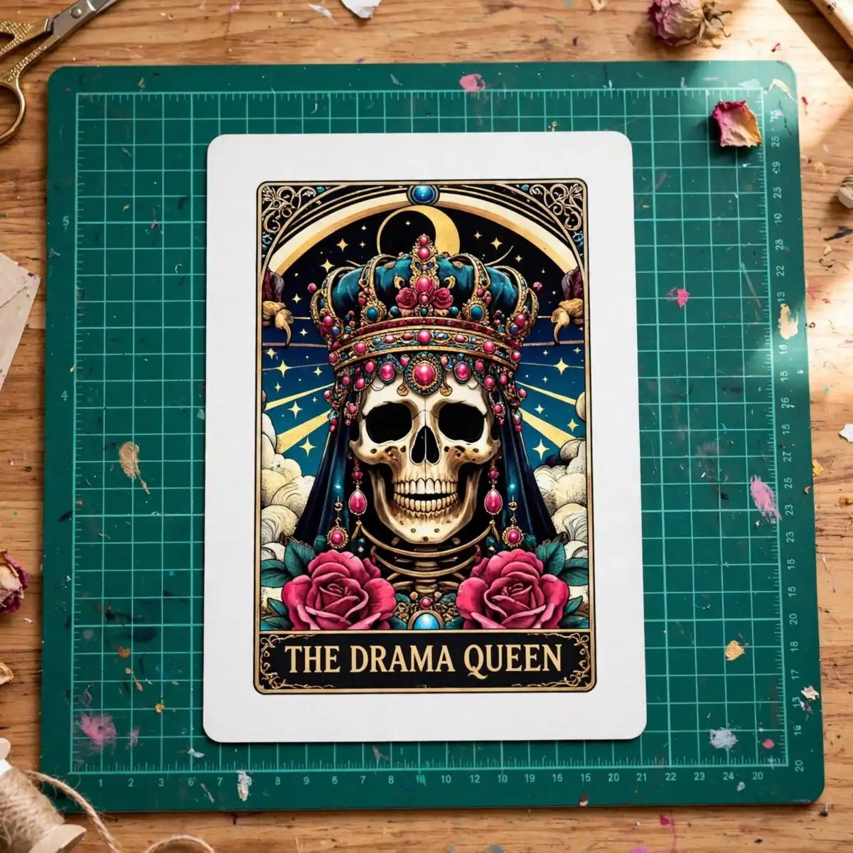 snarky funny tarot card - 20+ sarcastic skeleton designs snarky funny tarot card png design printed on a plain product mockup