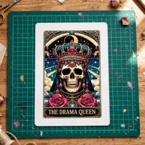 snarky funny tarot card - 20+ sarcastic skeleton designs snarky funny tarot card png design printed on a plain product mockup